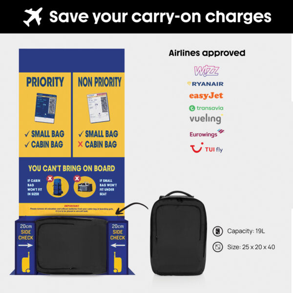 Ace Aware™ RPET Free On Board travel pack P763.4501