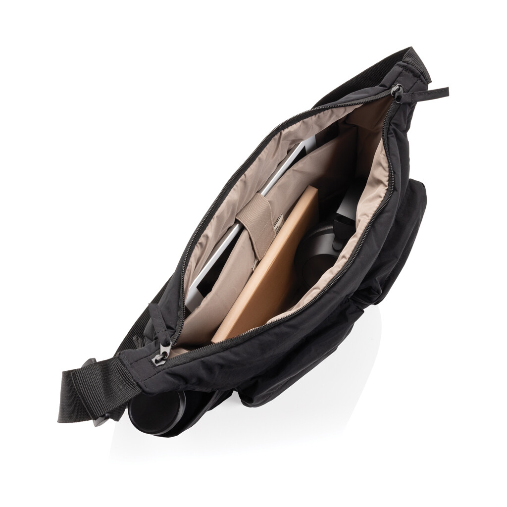 Torba preko ramena KENTO URBAN RCS reciklirani najlon podstavljena P763.5801