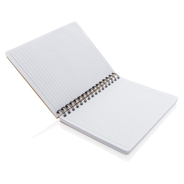 A5 Kraft spiral notebook with sticky notes P772.119
