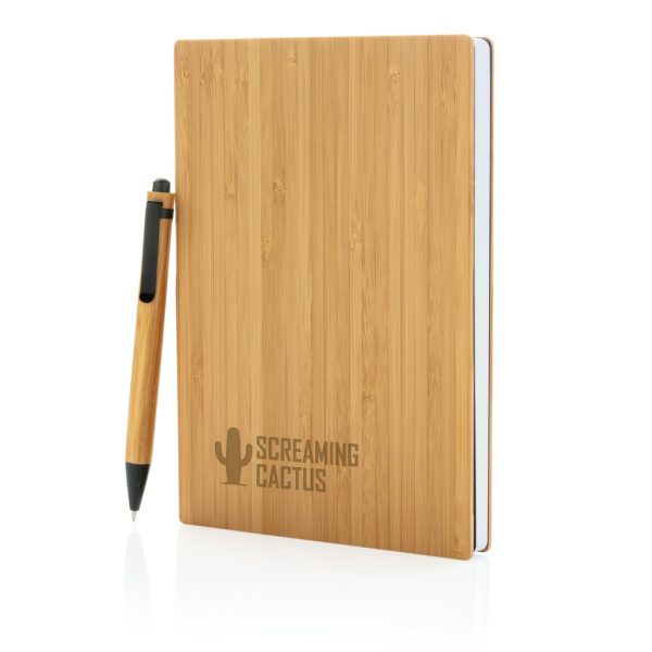 A5 Bamboo notebook & pen set P772.159