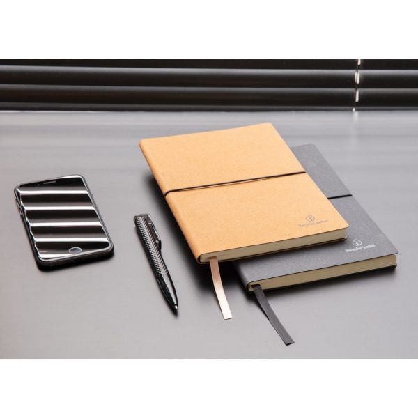 A5 recycled leather notebook P772.219