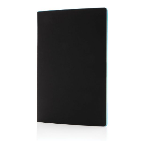 Softcover PU notebook with coloured edge P774.025
