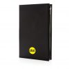 Swiss Peak A5 PU notebook with zipper pocket P774.141