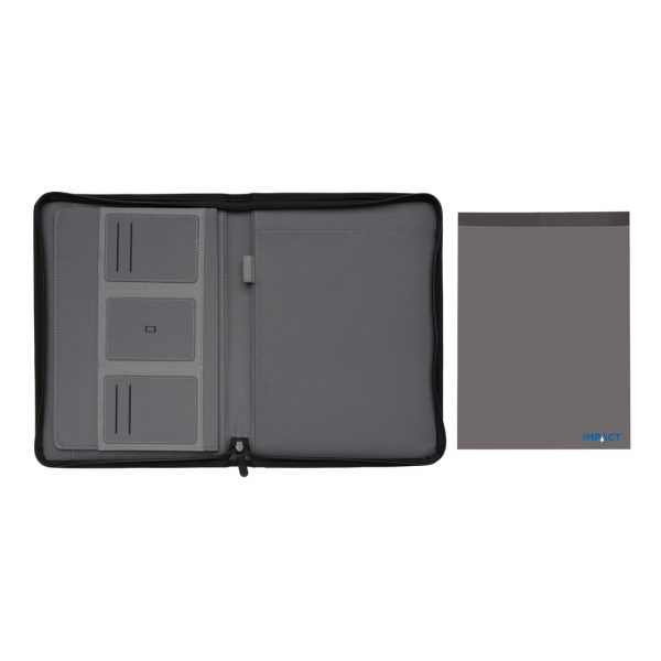 Impact AWARE™ RPET A4 portfolio with zipper P774.162