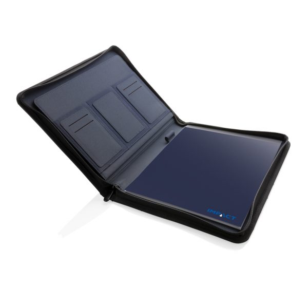 Impact AWARE™ RPET A4 portfolio with zipper P774.165