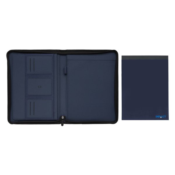 Impact AWARE™ RPET A4 portfolio with zipper P774.165