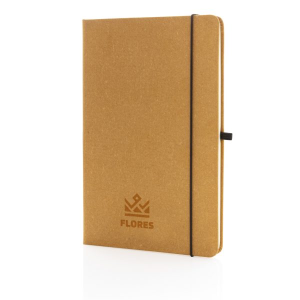 Recycled leather hardcover notebook A5 P774.209