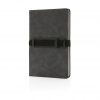 Deluxe hardcover PU notebook A5 with phone and pen holder P774.232