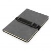 Deluxe hardcover PU notebook A5 with phone and pen holder P774.232
