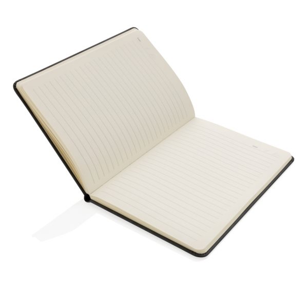 Deluxe hardcover PU notebook A5 with phone and pen holder P774.232