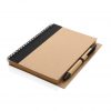 Kraft spiral notebook with pen P774.261