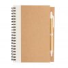Kraft spiral notebook with pen P774.263