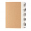 Kraft spiral notebook with pen P774.263