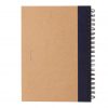 Kraft spiral notebook with pen P774.265