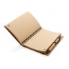 Kraft spiral notebook with pen P774.265