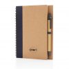 Kraft spiral notebook with pen P774.265