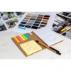 Kraft sticky notes A6 booklet with pen P774.289