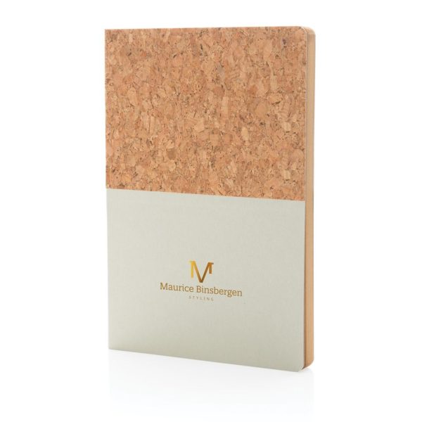 A5 cork & kraft notebook P774.333