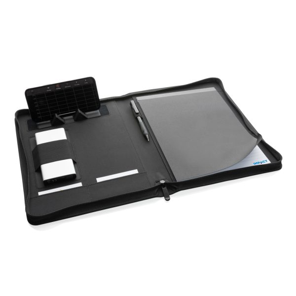 Impact Aware™ deluxe 300D tech portfolio with zipper P774.391