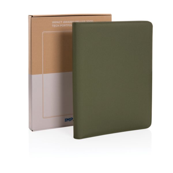 Impact Aware™ deluxe 300D tech portfolio with zipper P774.397