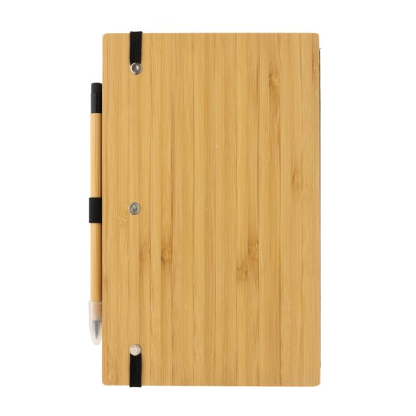 FSC® bamboo notebook and infinity pencil set P774.469