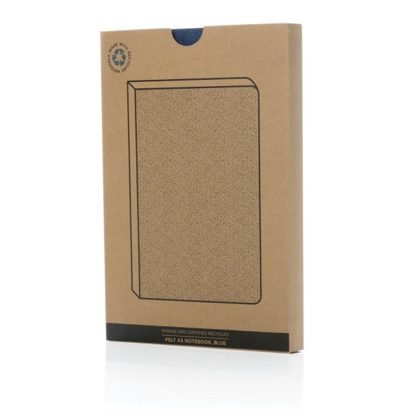 Phrase GRS certified recycled felt A5 notebook P774.525