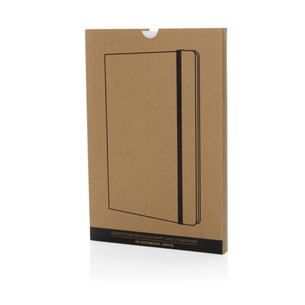 Craftstone A5 recycled kraft and stonepaper notebook P774.593