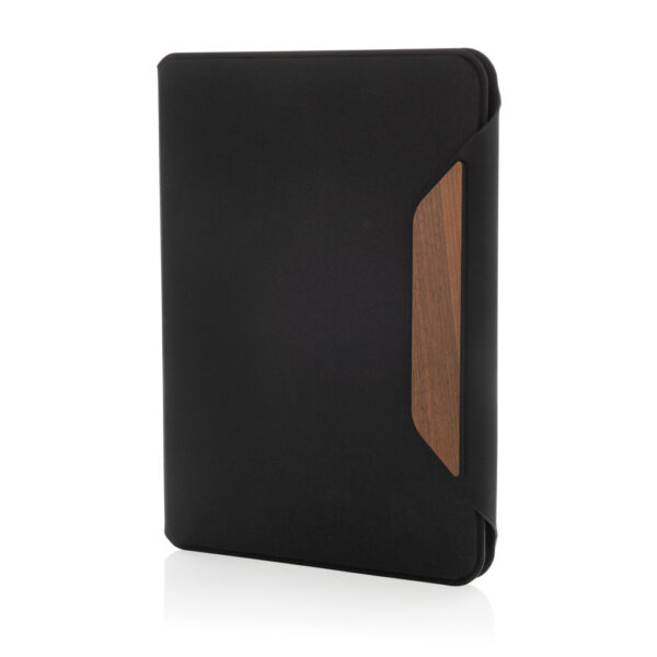 Teri AWARE™ RPET and walnut A5 portfolio P774.6401