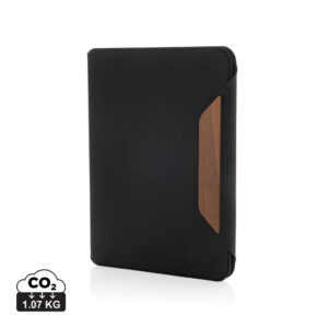 Teri AWARE™ RPET and walnut A5 portfolio P774.6401