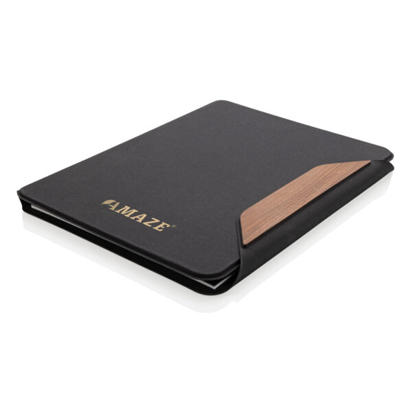 Teri AWARE™ RPET and walnut A4 portfolio P774.6501