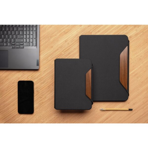 Teri AWARE™ RPET and walnut A4 portfolio P774.6501