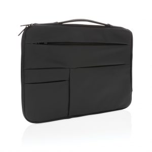 Smooth PU 15.6" laptop sleeve with handle P788.041
