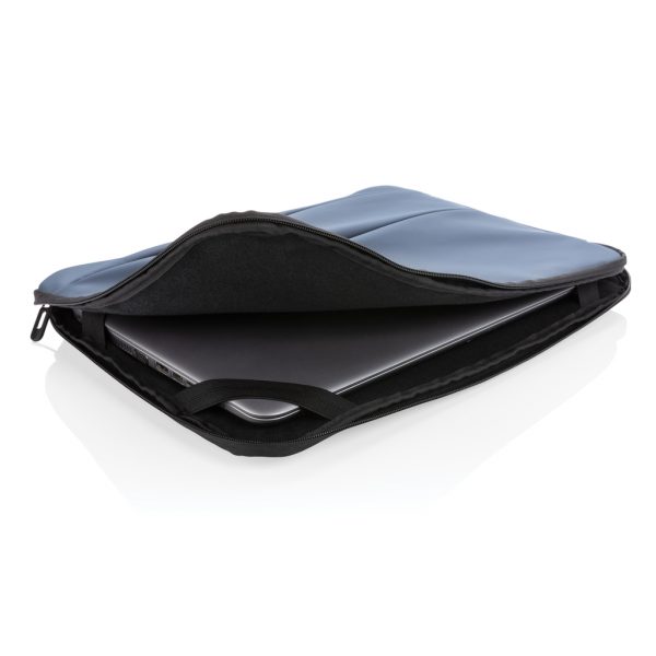 Smooth PU 15.6" laptop sleeve with handle P788.045