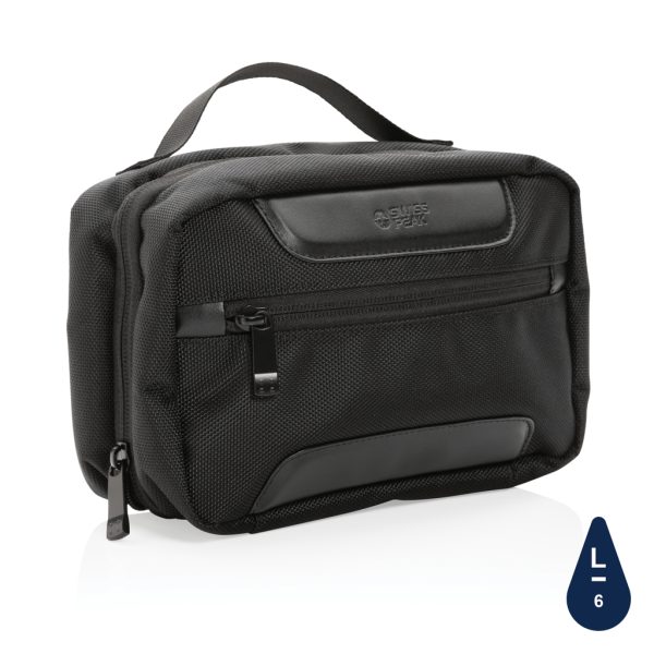 Swiss Peak AWARE™ RPET Voyager toiletry bag P820.231