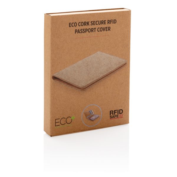 Cork secure RFID passport cover P820.459