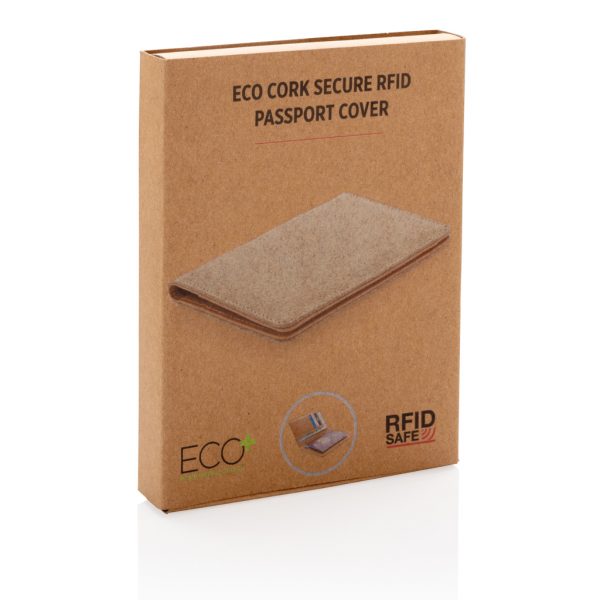 Cork secure RFID passport cover P820.459