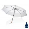 20.5" Impact AWARE™ RPET 190T Pongee bamboo mini umbrella P850.573