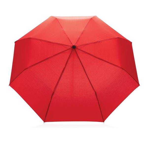 20.5" Impact AWARE™ RPET 190T Pongee bamboo mini umbrella P850.574