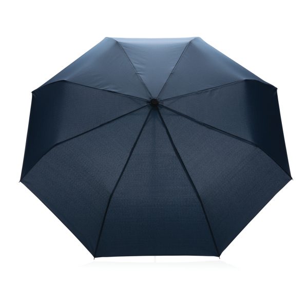 20.5" Impact AWARE™ RPET 190T Pongee bamboo mini umbrella P850.575