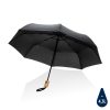 21" Impact AWARE™ RPET 190T bamboo auto open/close umbrella P850.611