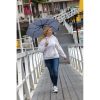 21" Impact AWARE™ RPET 190T bamboo auto open/close umbrella P850.612