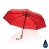 21" Impact AWARE™ RPET 190T bamboo auto open/close umbrella P850.614