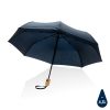 21" Impact AWARE™ RPET 190T bamboo auto open/close umbrella P850.615