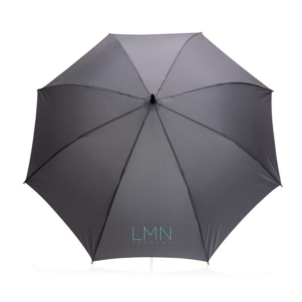 23" Impact AWARE™ RPET 190T auto open bamboo umbrella P850.652