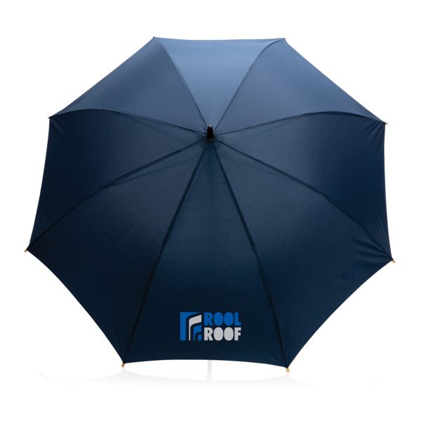 23" Impact AWARE™ RPET 190T auto open bamboo umbrella P850.655