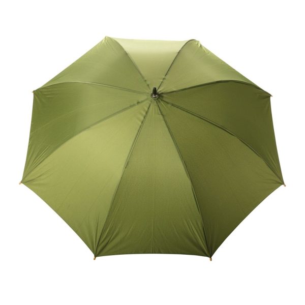23" Impact AWARE™ RPET 190T auto open bamboo umbrella P850.657