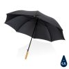 27" Impact AWARE™ RPET 190T auto open bamboo umbrella P850.661