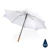 27" Impact AWARE™ RPET 190T auto open bamboo umbrella P850.663