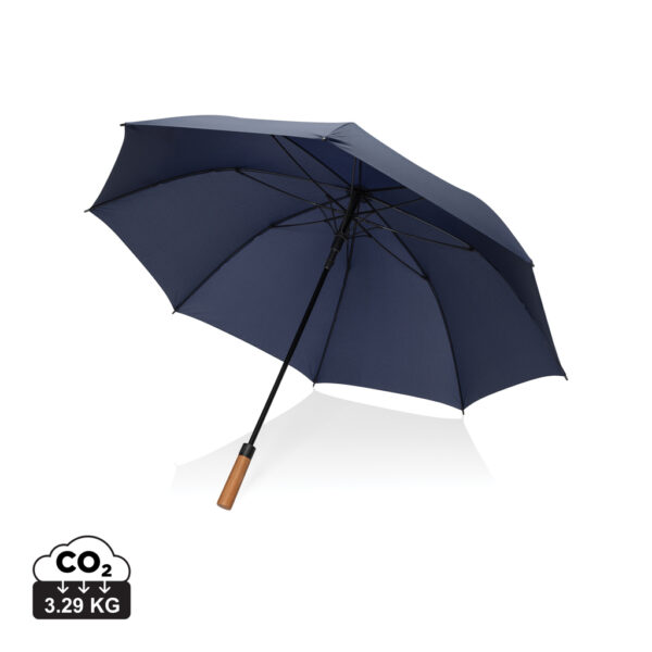 Tony  Aware™ RPET 30 inch acacia auto open umbrella P850.7225