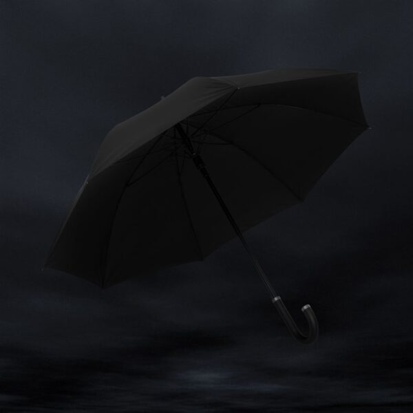 Swiss Peak Vero Aware™ RPET 25” umbrella w luxe handle P850.7501